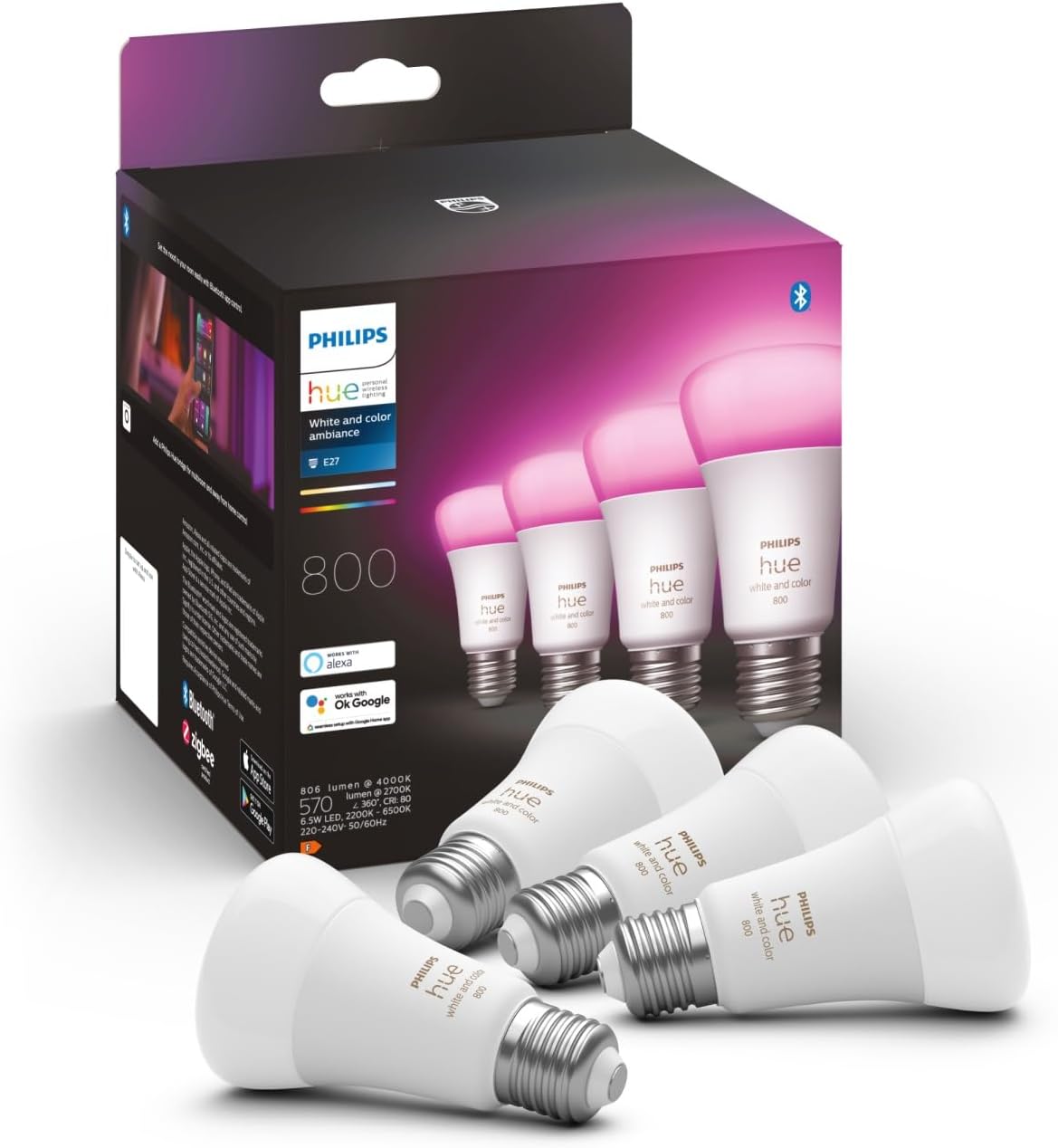 Philips Hue renkli dörtlü paket
