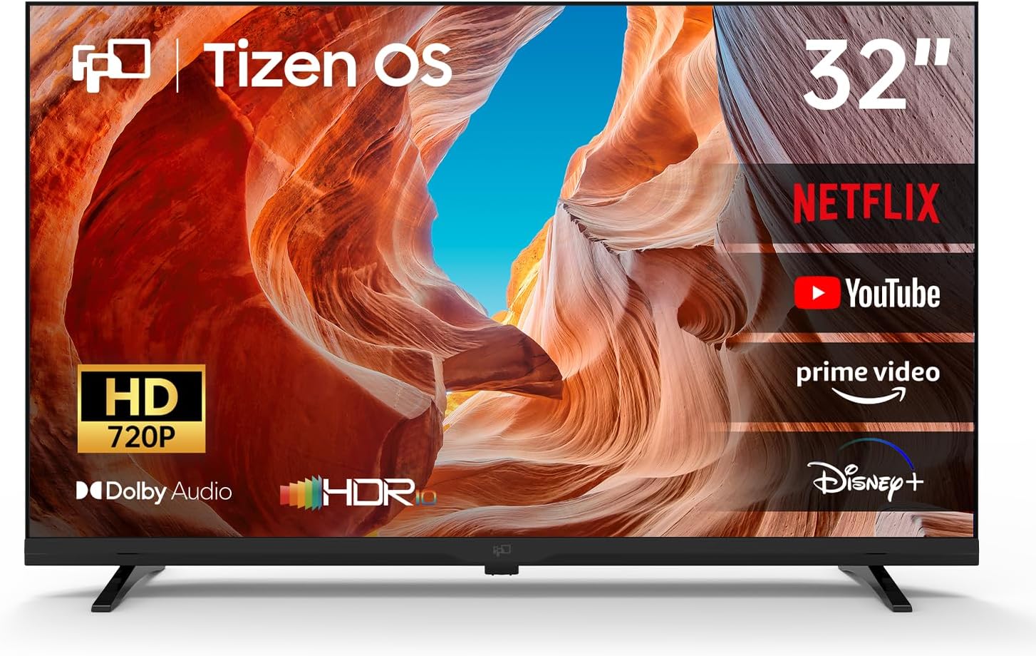 FPD Smart TV 32 pollici, Tizen OS, HDR10, Dolby Audio